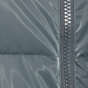Chaqueta Acolchada para Mujer, Estilo Urbano, Nueva Moda, Cortavientos, Cuello Camisero, Color Gris Brillante, Cómoda - Product Image 6