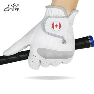 Red Maple Leaf Magnetic <b>Marker</b> <b>Golf</b> Gloves Lightweight Breathable Detachable Outdoor Sports - Product Image 2