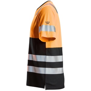 OEM OSHA classe 2 gilet de sécurité haute visibilité orange réfléchissant construction respirante type R t-shirt étanche tailles S-5XL - Product Image 3