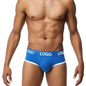 Calzoncillos bóxer de algodón transpirable para hombre con logotipo personalizado, ropa interior de Color verde/caqui, novedad de 2025 - Product Image 5