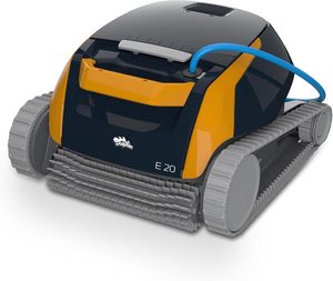 หุ่นยนต์ทำความสะอาดสระว่ายน้ำไฟฟ้า E20 พร้อมสายสำหรับสระว่ายน้ำเหนือพื้นดินสูงสุด 10 เมตร ทำความสะอาดพื้นและผนัง พร้อมจัดส่ง - Product Image 1