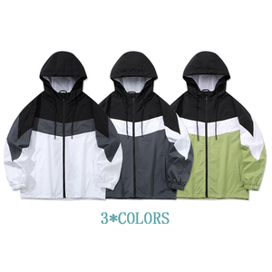 ชุดวอร์มกันลมมีฮู้ดสำหรับผู้ชายชุดออกกำลังกายผ้าพิมพ์ลายสำหรับเล่นกีฬา - Product Image 1