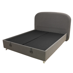 Base de Cama Ecológica Moderna de Bambú con Cabecera Acolchada y Mecanismo Hidráulico de Elevación de Acero para Hotel - Product Image 4