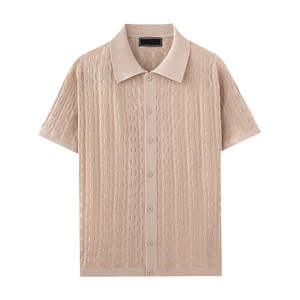 Polo pour homme de qualité supérieure, confortable, à séchage rapide, nouveau design, manches courtes, motif uni, teinture unie, vente en ligne - Product Image 2