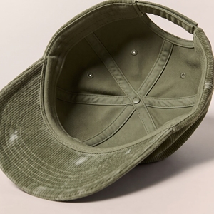 <b>Corduroy</b> Baseball Cap Embroidered Letter Unisex Wholesale Custom Logo High Quality OEM ODM Low MOQ 6-Panel Vintage Casual <b>Hat</b> - Product Image 5