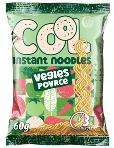 Nouilles instantanées frites saveur légumes, farine de blé, bloc individuel 60g, cuisson rapide en 3 minutes, 18% de matières grasses, durée de conservation 12 mois, DEM - Product Image 1