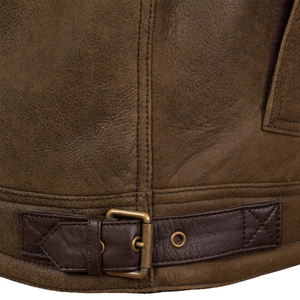 Best-seller Blouson bombardier décontracté en cuir de haute qualité à la mode Blousons de créateur avec logo personnalisé pour hommes vestes de grande taille - Product Image 5