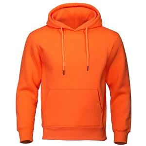 Automne hiver hommes polaire chaud hommes sweat décontracté couleur unie Streetwear pulls Sport école mode Offre Spéciale sweats à capuche - Product Image 4