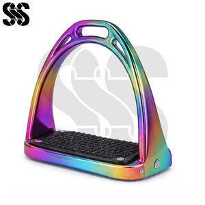 Estribos de Equitación de Acero Inoxidable de Alta Calidad con Reposapiés de Goma Antideslizante, Servicio Personalizado OEM - Product Image 4