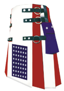 Mode ethnique Kilt utilitaire 100% coton jupe à carreaux bas prix fait à la main par Leather Artisan - Product Image 5