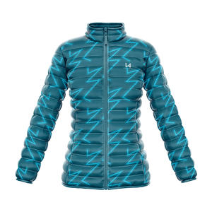 Chaqueta Acolchada con Cremallera para Mujer, Diseño Sublimado Personalizado 2026, Tela Premium de Invierno, Logotipo Frontal, Tela Premium de Otoño - Product Image 4
