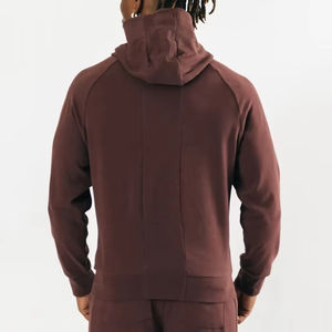 Sudaderas con Capucha para Hombre, Felpa Francesa, 100% Algodón, Sin Cordones, Gruesas, de Alta Calidad, Talla Grande - Product Image 6