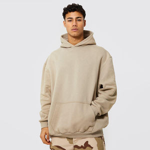 Sweat à capuche unisexe surdimensionné de créateur automne-hiver, 100% coton, tissu français, logo brodé, streetwear, style hip-hop, uni, homme - Product Image 4