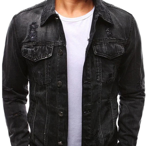 Chaqueta de Mezclilla de Invierno para Hombre de Alta Calidad, Antibacteriana, Resistente al Viento, Ecológica, Grosor Estándar - Product Image 6