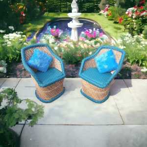 Chaise de jardin en bambou de luxe pour l'extérieur Ensemble de canapés en osier élégants Style design moderne portable pour chambre à coucher application parc - Product Image 3