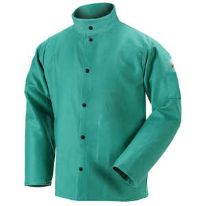Chaqueta de trabajo ignífuga de alta resistencia personalizada para hombre Soldador resistente al calor de estilo alto Servicios DE SEGURIDAD OEM/ODM - Product Image 5
