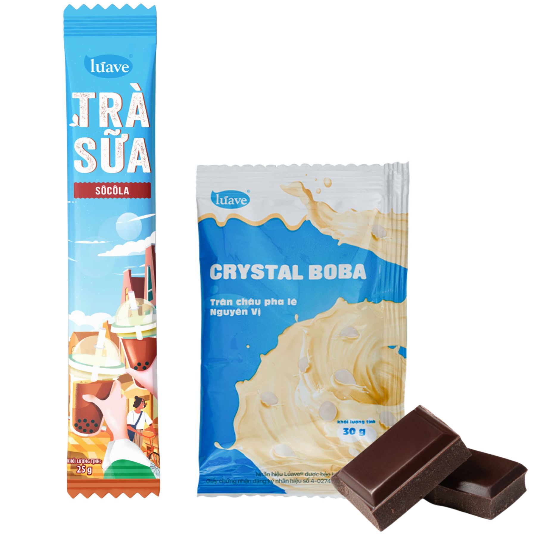 Chocolate Milk Tea Made in Vietnam, With Natural Tea Extracts