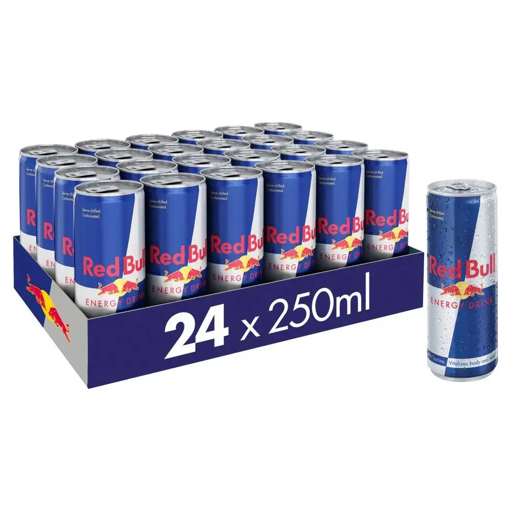 レッドブルブルーエディションブルーベリーエナジードリンク12x250ml/レッドブル250mlエナジードリンク輸出準備完了/レッドブルクラシック250ml