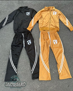 Qualité supérieure Hommes Survêtement Gym Wear Dernière Conception Personnalisée Deux Pièces Ensemble Survêtement En Plein Air Rue Hommes Joggers Costumes - Product Image 2