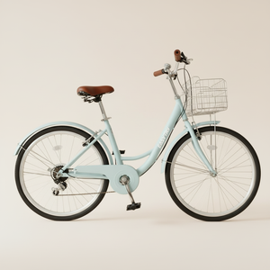 Vélo de ville 26 pouces à vitesse unique ou 7 vitesses pour femme, vente en gros d'usine - Product Image 1
