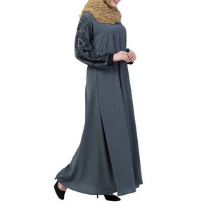 Abaya Bisht de Luxe Modeste en Gros 2026 pour Femmes, Robe Musulmane Traditionnelle Basique, Grandes Tailles, Tailles Personnalisées, Couleurs Unies - Product Image 4