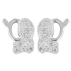 Pendientes de Botón Plateados de Moda para Mujer, Diseño Geométrico de Bola, Delicados para Uso Diario, de Latón Dorado y Cobre, para Fiestas, Religiosos, con Perlas y Diamantes - Product Image 2