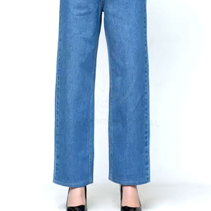 Pantalones vaqueros de talla grande para mujer, pantalones vaqueros elásticos de cintura alta, pantalones vaqueros ajustados con curvas, pantalones informales para mujer, ropa de moda 2025 - Product Image 6