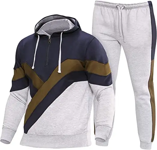 Custom High Quality Promotional Cheap Mens Training Jogging walking Fitness Active Sports wears Apparels Casual Tracksuits sets