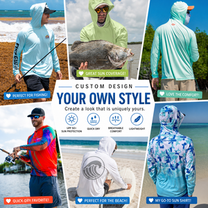 Ropa de Pesca Personalizada con Capucha, Protección UV UPF 50, Camisa Transpirable de Alto Rendimiento para Actividades al Aire Libre, Camping, Senderismo, Navegación y Viajes - Product Image 4