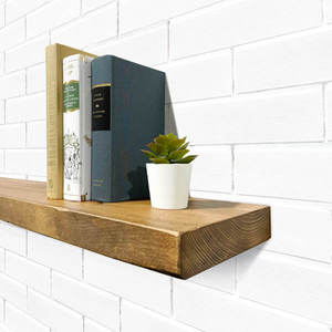 Estante de Pared de Madera de Tendencia, Elegante Estante de Almacenamiento de Madera para Montar en la Pared, Multiusos para Decoración del Hogar y Cocina - Product Image 5