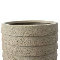 Pots de fleurs en Fiberstone écologiques, durables, fabriqués sur mesure, avec trou de drainage, légers, style moderne, AuroraPots, différentes tailles