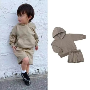 Custom Embroidery Cotton Plain Winter Kids <b>Clothing</b> Jogger <b>Sets</b> Pullover Tracksuit Children <b>Clothing</b> <b>Girls</b> Kids Sweatsuit <b>Sets</b> - Product Image 5