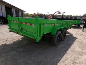 Remorque à benne basculante hydraulique pour tracteur durable 2024 avec réservoir sous pression et composants de base de roulement, niveau de sécurité élevé, à vendre - Product Image 2