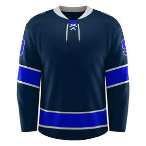 2025 ensemble de maillots de Hockey sur glace pour hommes personnalisés maillots d'entraînement imprimés par sublimation en gros prix raisonnable Logo personnalisé OEM - Product Image 4
