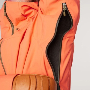 2024 Custom Men's <b>Thin</b> <b>Puffer</b> Ski <b>Jacket</b> High Quality Contrast Color Windproof Waterproof Cotton Casual Style Zipper Closure OEM - Product Image 4