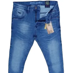 Gescheurde Skinny Jeans China Fabriek Custom Groothandel Gemaakt Hoge Kwaliteit Populaire Mans Pantone Mannen Broek Effen Licht Straat Katoen