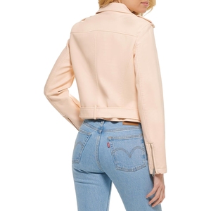 Chaqueta de piel de oveja auténtica para mujer al por mayor abrigo de piel de primavera a la moda de estilo recortado para mujer - Product Image 6