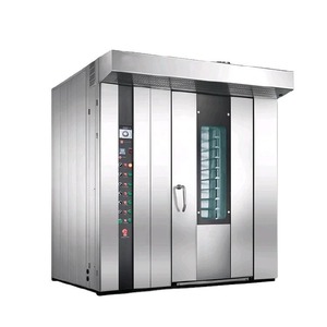 Nuevo Horno Rotatorio Eléctrico Comercial de Acero Inoxidable de Gran Capacidad, Ahorrador de Energía, para Panadería, con Convección - Product Image 5