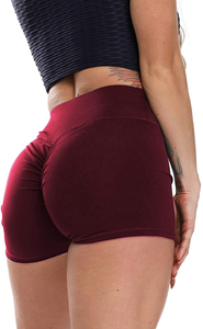 กางเกงขาสั้นเอวสูงสำหรับผู้หญิงกางเกงบูตตี้สำหรับเล่นโยคะออกกำลังกายในยิมฟิตเนสเอวสูงควบคุมการกดหน้าอก2025 - Product Image 3