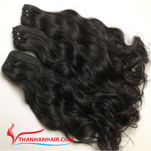 Meilleures extensions de cheveux crus vietnamiens trame à double étirage à la machine en paquets de cheveux crus doux, soyeux et droits - Product Image 4