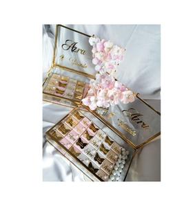 Boîte à bijoux classique élégante en verre métallique de style antique avec des caractéristiques décoratives exquises pour un rangement de bijoux intemporel - Product Image 2