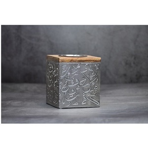 Quemador de incienso de lujo impreso a mano Bakhoor Mubakhara con caja y bandeja Material de madera para uso religioso disponible en venta al por mayor - Product Image 4