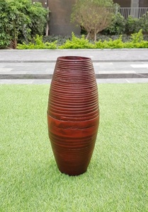 High quality Brown Spun <b>bamboo</b> vase for home and kitchen wedding hotel living room decoration <b>dinner</b> <b>sets</b> from Viet Nam - Product Image 3