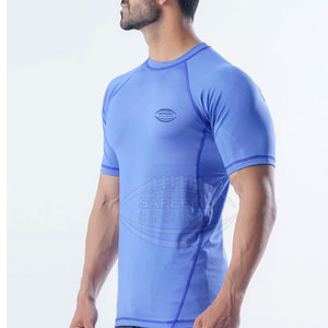 Camiseta Deportiva para Hombre, 100% Algodón, Transpirable, de Secado Rápido, Ecológica, Antiarrugas, Cuello Redondo, 220g, Ropa Deportiva Holgada - Product Image 3