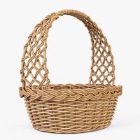 Petit panier de rangement en osier tissé en osier, cadeau de noël de forme ronde indienne
