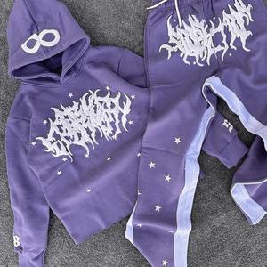 สำหรับทุกเพศ450-500แกรมเสื้อฮู้ดกันกางเกงเหงื่อชุดวอร์มสำหรับ3D มีฮู้ดพิมพ์ลายพัฟฤดูหนาวผู้ผลิตกำหนดเองสำหรับ - Product Image 1