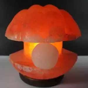 Lampes en sel de l'Himalaya en forme de coquille artisanales SUAZ avec accessoires, lampes en sel sculptées écologiques, best-sellers de la décoration intérieure - Product Image 5