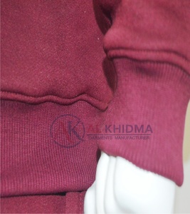 เสื้อฮู้ดผู้ชายทรงปกติ ผ้าฝ้ายฟลีซเนื้อนุ่ม น้ำหนักเบา แขนยาว แบบเรียบ ไม่มีลาย รับผลิตแบบ OEM ODM เสื้อผ้าฤดูหนาว - Product Image 6