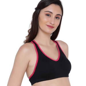 Soutien-gorge de sport pour femmes, logo personnalisé OEM, noir, rembourré, haut de sport pour femmes, prix de gros, soutien-gorge de sport pour femmes - Product Image 6