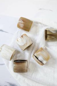 Servilleteros de Cuerno de Búfalo, Porta Servilletas Redondos para Hoteles de Lujo, Restaurantes y Mesas de Boda, Alta Calidad - Product Image 3